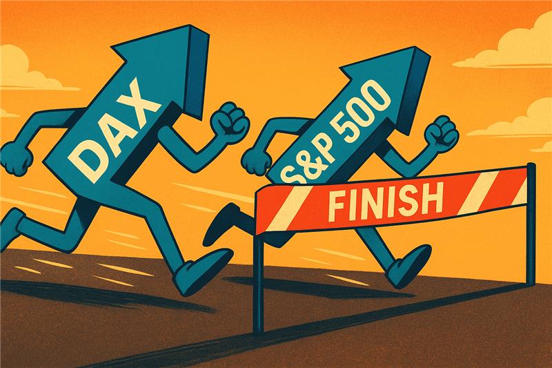 DAX vs. S&P 500: Wer gewinnt die Jahresend-Rallye?